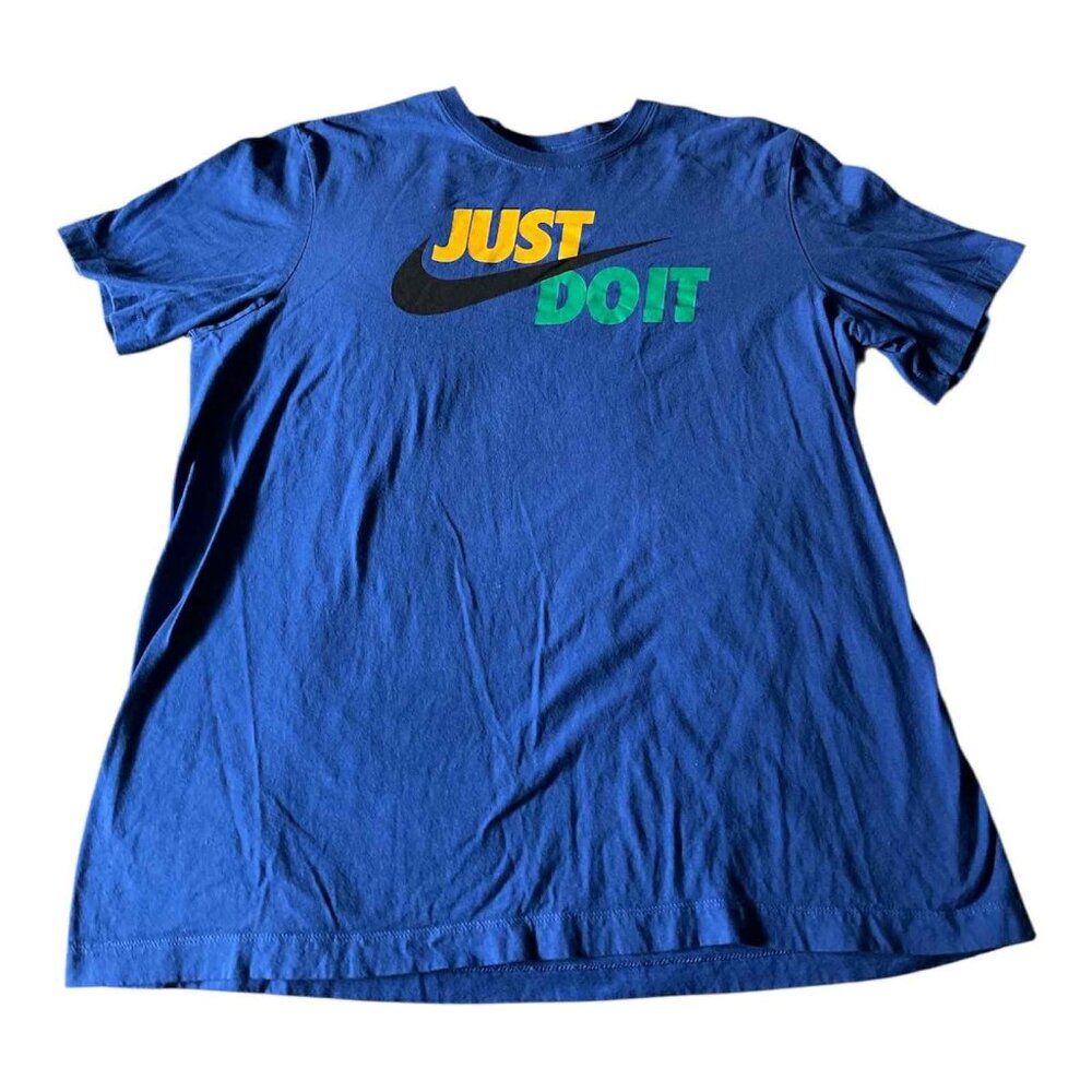 Nike Men’s Blue 'Just Do It' Graphic T-Shirt